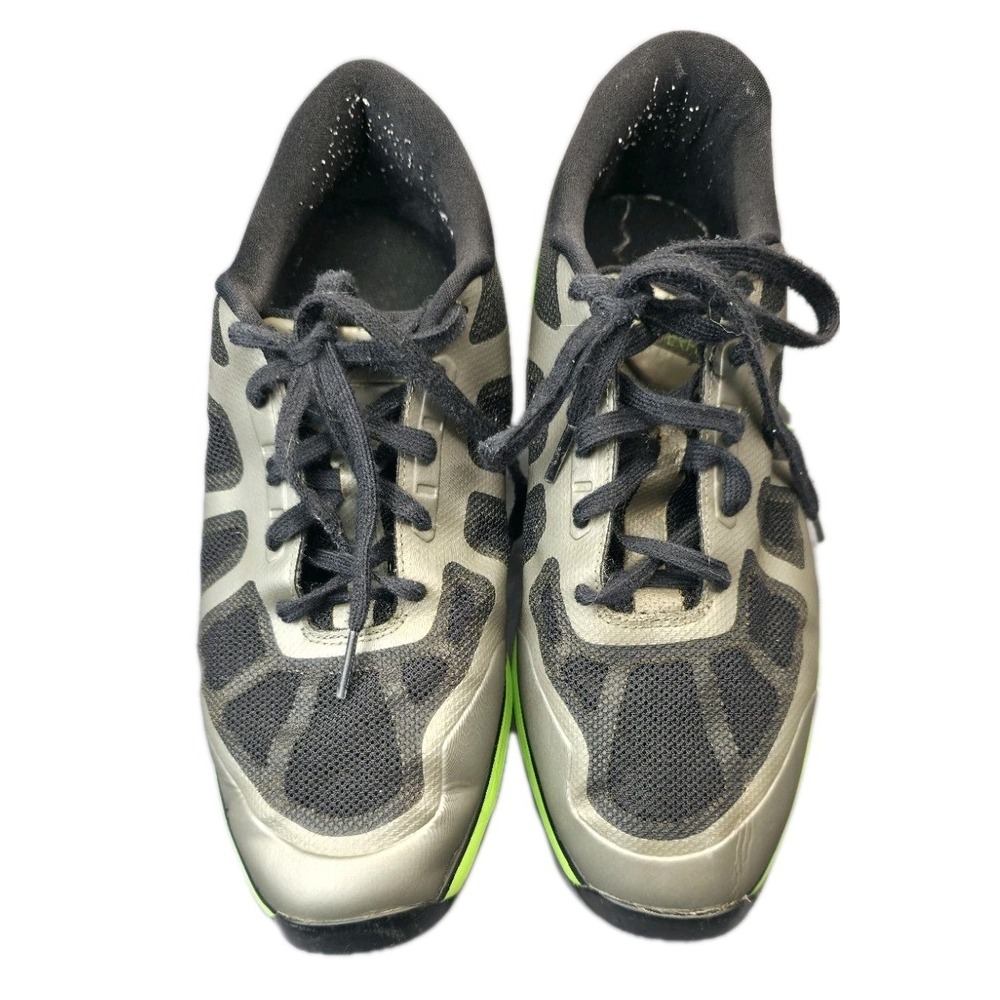 Nike Lunari On Hyperfuse Golf Shoes Mens 10.5 Black Gray Green Spikeless